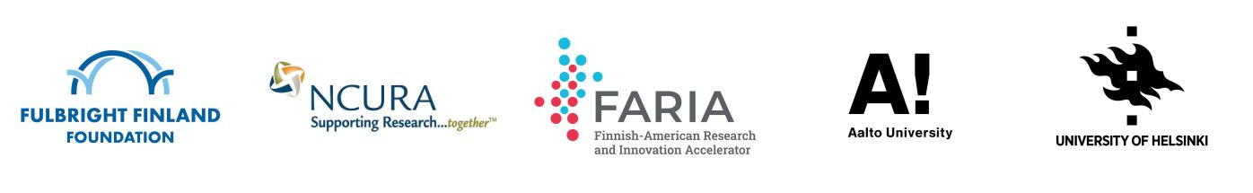 Logos of Fulbright Finland-U.S. ICECAP partners