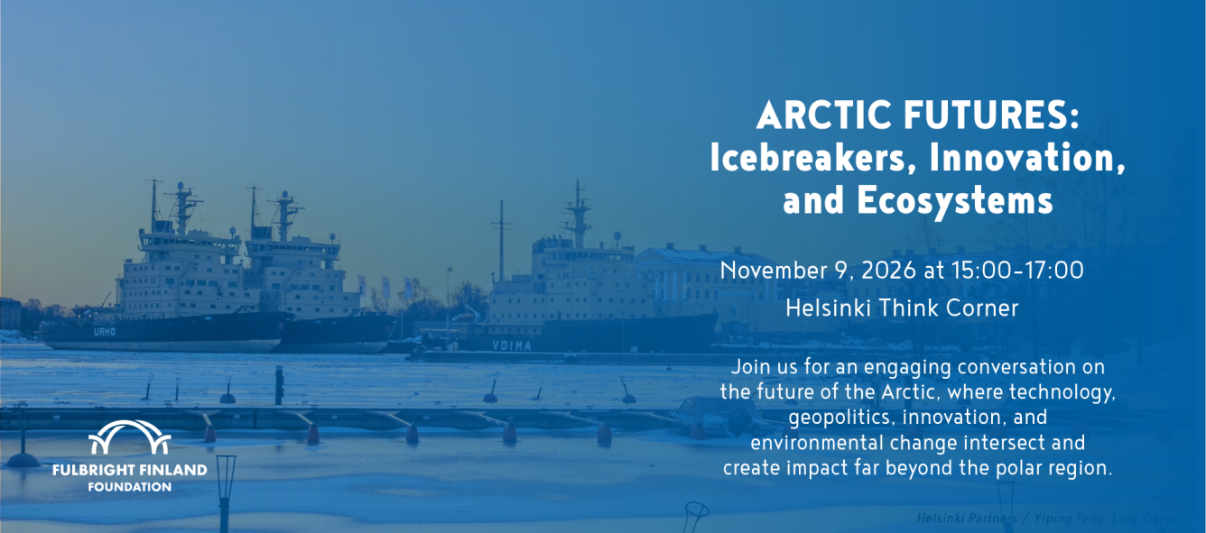 Photo of icebreakers behind a blue gradient background